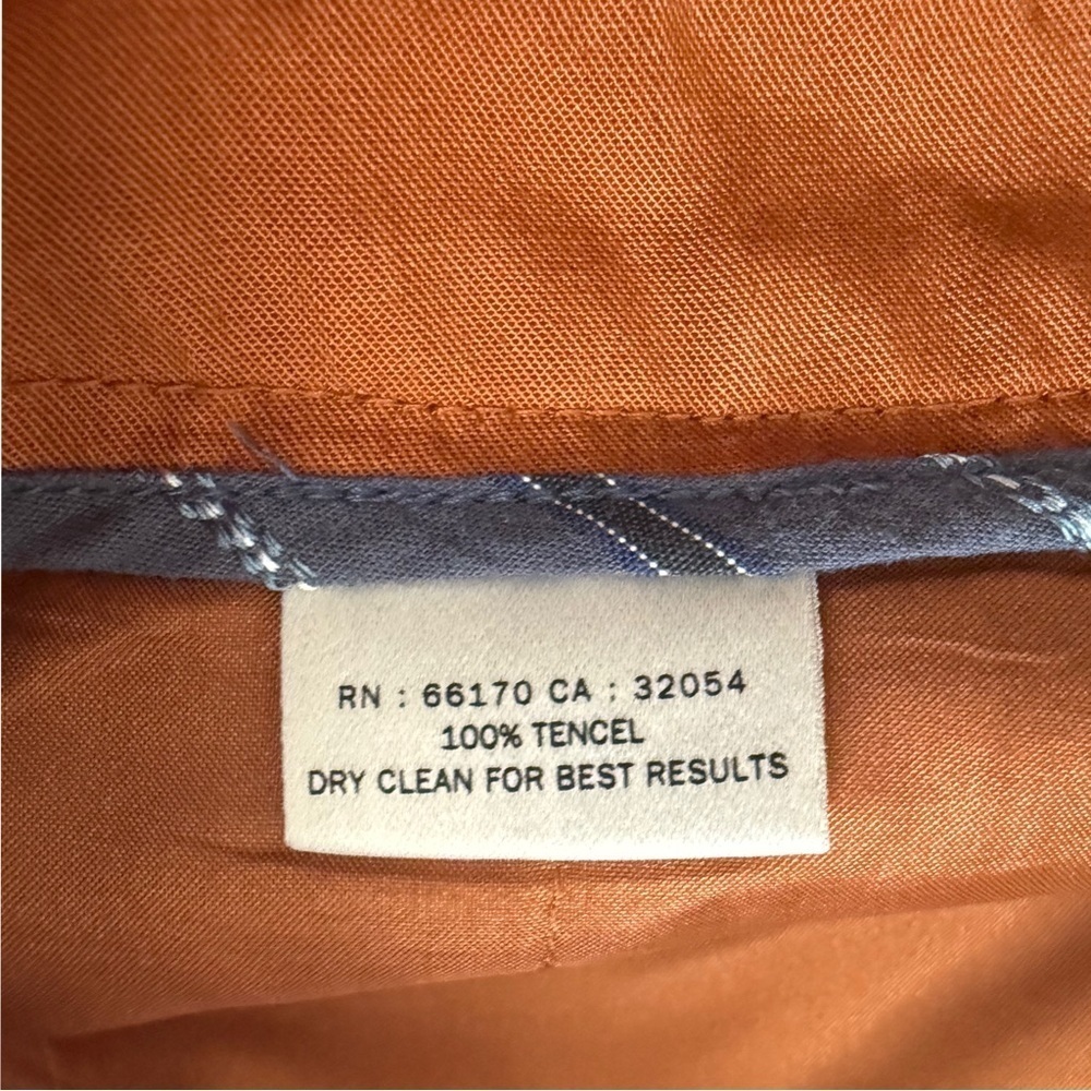 Anthropologie Renaissance European Old Money Women’s Shorts Rust Brown High Rise - Picture 7 of 7